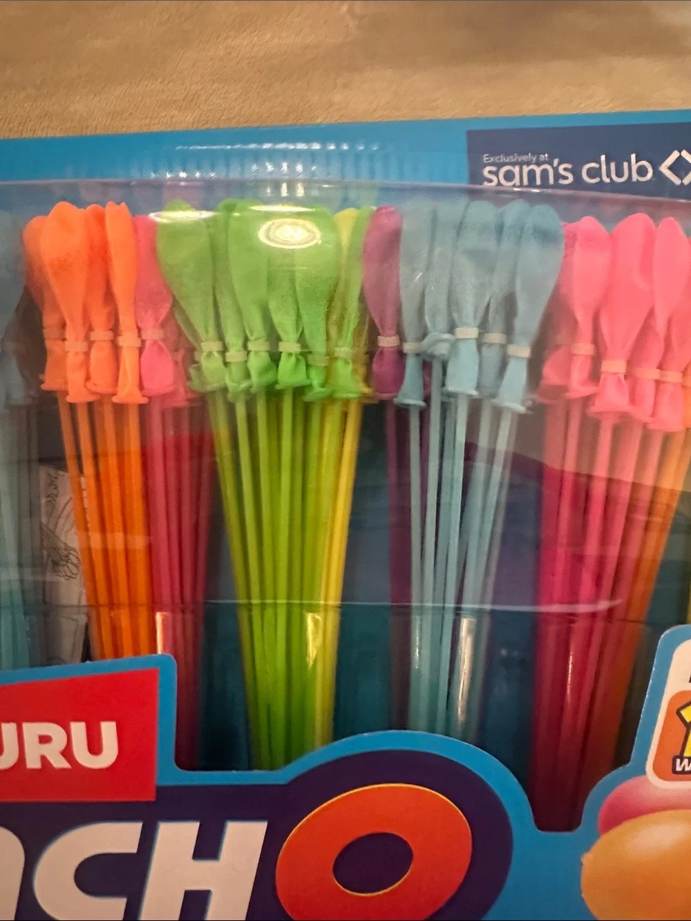Bunch o balloons adds multicolor